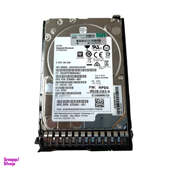 هارد دیسک اینترنال سرور مدل HP SAS 12G 10K ظرفیت 2.4 ترابایت