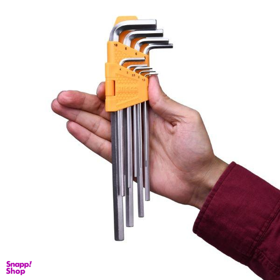 آچار آلن بلند اینکو کد HHK-11092 بسته 9 عددی