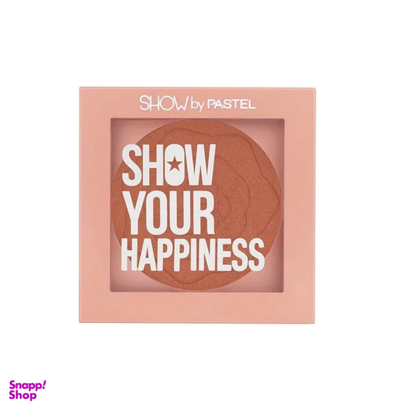 رژگونه پاستل مدل Happiness شماره 204 وزن 4 گرم