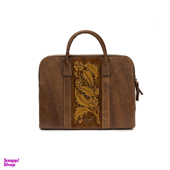 کیف دستی زنانه طرح گل و برگ کد 207558