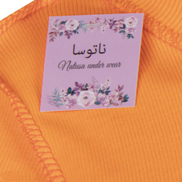 بادی زنانه ناتوسا مدل NT785-3 رنگ نارنجی روشن