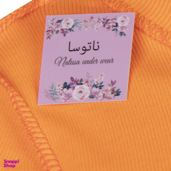 بادی زنانه ناتوسا مدل NT785-3 رنگ نارنجی روشن