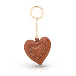 جاکلیدی زنانه چرم یلسان مدل دلین کد 129-MRV