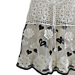 تاپ زنانه مدل دانتل پرو 1 رنگ سفید