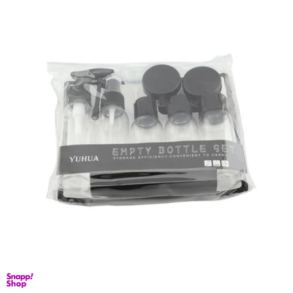 ست آرایشی بهداشتی مسافرتی 8 تکه کد 9802 رنگ مشکی