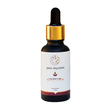 روغن مو عسل بانو مدل نارگیل حجم 30 میلی لیتر