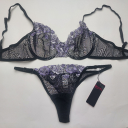 ست سوتین و شورت زنانه برتا کد 2020MY رنگ مشکی