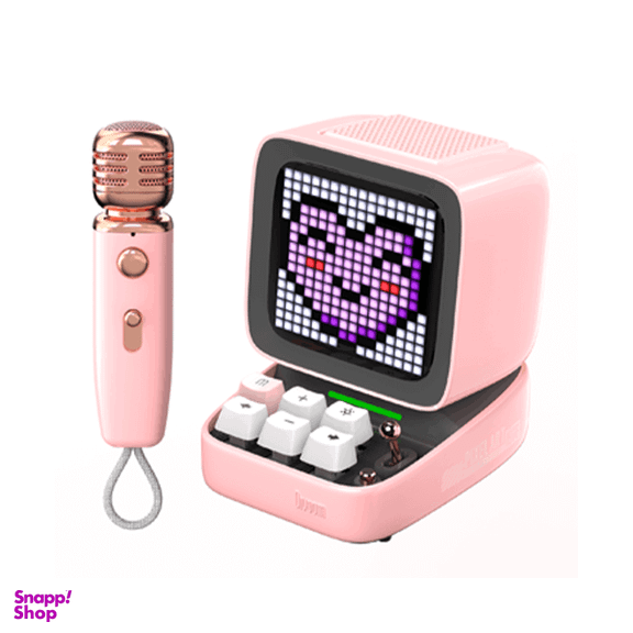 اسپیکر بلوتوثی هوشمند پیکسلی دیووم مدل Ditoo-Mic Blue به همراه میکروفون