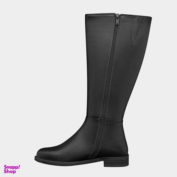 بوت زنانه نوین چرم مدل 1462 WS3319 رنگ مشکی