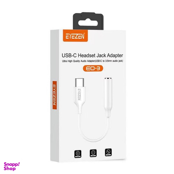 مبدل USB-C به جک 3.5 میلیمتری ایِزن مدل EO-3