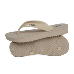 دمپایی لا انگشتی زنانه نیکتا مدل 294 رنگ نسکافه ای