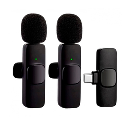 میکروفن یقه ای بی سیم مدل K9 Dual Type-C