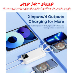 پاوربانک ریمکس مدل RPP-550 ظرفیت 30000 میلی آمپر ساعت