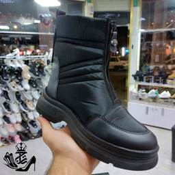 نیم بوت زنانه مدل کاپشنی