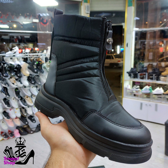 نیم بوت زنانه مدل کاپشنی