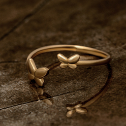 انگشتر طلا 18 عیار زنانه جواهری سون کد 4637