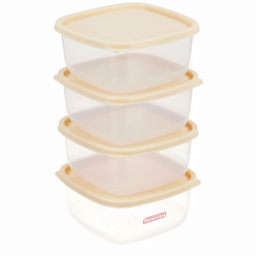 ظرف نگهدارنده نورینو مدل زرین مجموعه 4 عددی