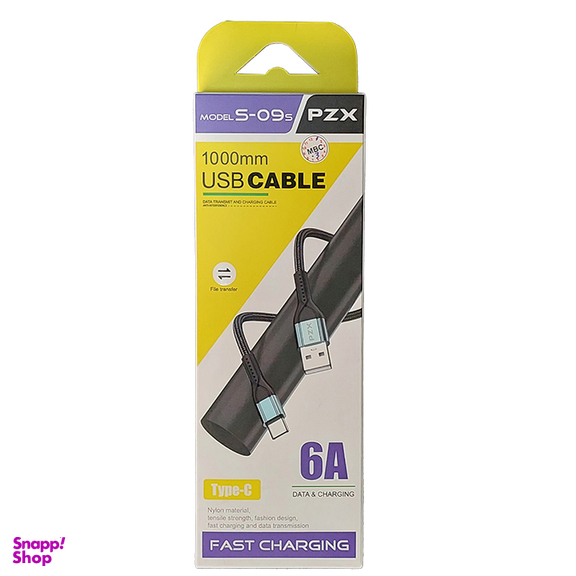 کابل تبدیل USB به Type-C پی زد ایکس مدل S-09s