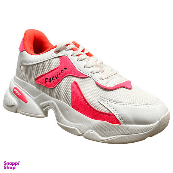 کفش زنانه مدل Fashion کد 1109 رنگ سفید و صورتی