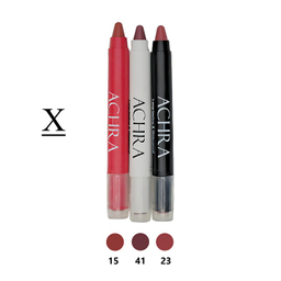 رژ لب جامد جامد مخملی آچرا مدل X مجموعه 3 عددی