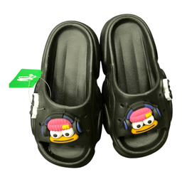 دمپایی پسرانه مدل پلاس نگاران رنگ مشکی