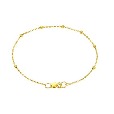 دستبند زنجیری طلا 18 عیار زنانه زرلاین مدل البرنادو کد B-300037