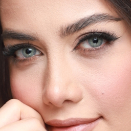 لنز فصلی بیوتی کد ACQA31 شماره 15 رنگ طوسی عسلی بدون دور