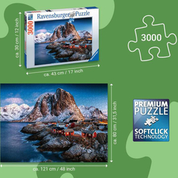 پازل 3000 تکه راونزبرگر مدل Hamnoy Lofoten