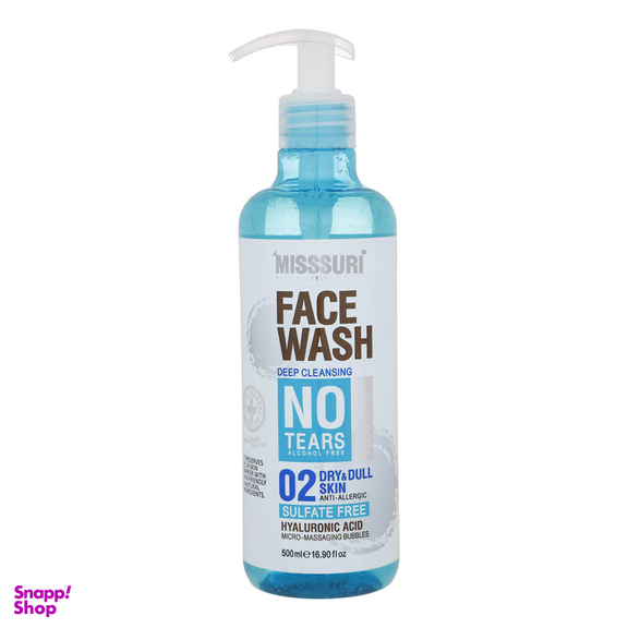 ژل شستشوی صورت میسوری مدل deep cleansing حجم 500 میلی لیتر