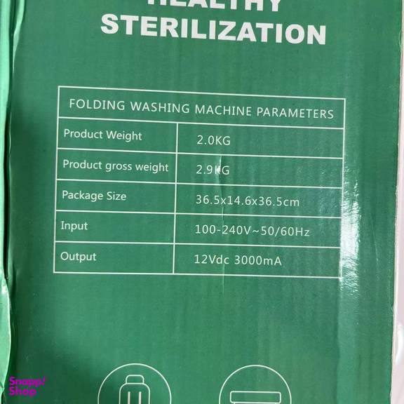 مینی واش 2 کیلوگرم مدل تاشو کد 7L-DM