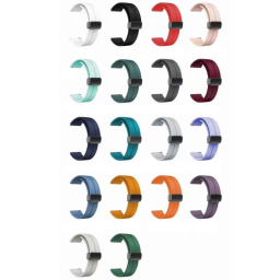 بند ساعت هوشمند سیلیکونی مدل سگک مغناطیسی مناسب برای اپل واچ 42/44/45/49 میلی متر