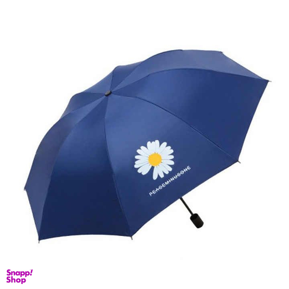 چتر دو لایه پارچه ای طرح گل