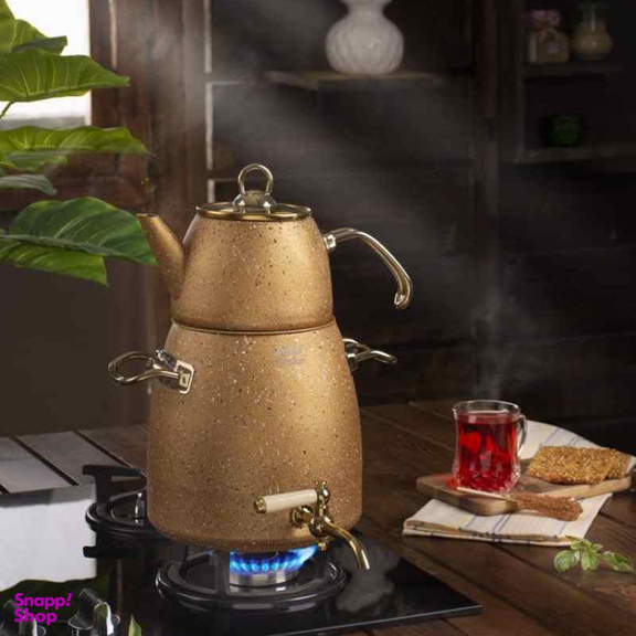 کتری و قوری گرانیتی ریور مدل 58 ظرفیت 4.5 لیتر