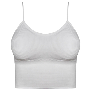 کراپ تاپ زنانه ماییلدا مدل پد متحرک کد 5250-175 رنگ سفید