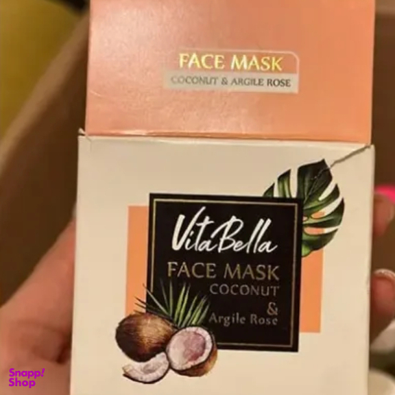 ماسک صورت ویتابلا مدل روغن نارگیل و خاک رس حجم 50 میلی لیتر