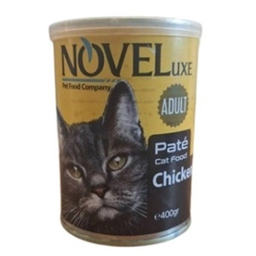 غذای تر گربه نوول لوکس طعم مرغ کد 21187 وزن 400 گرم