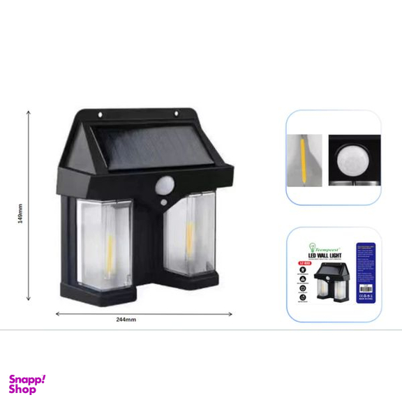 چراغ دیواری خورشیدی مدل پروژکتوری کد CL-228