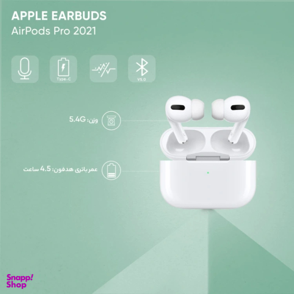 ایرفون بی سیم بلوتوثی اپل مدل AirPods Pro 2021