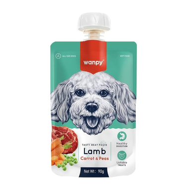 پودینگ غذای سگ ونپی مدل Lamb طعم بره وزن 90 گرم
