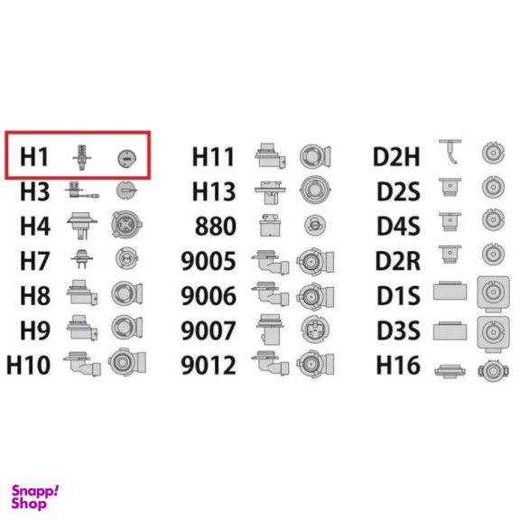 لامپ خودرو مونلایت مدل 100W پایه H1
