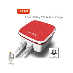 شارژر دیواری گوشی موبایل الدینیو مدل A2405 به همراه کابل USB-C