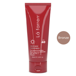 کرم ضد آفتاب و ضد لک رنگی لافارر مدل Normal To Dry Bronze حجم 40 میلی‌‌ لیتر