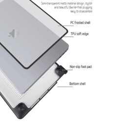 کاور محافظ کوتتسی مدل PC Frosted MacBook Air 11002 مناسب مک بوک ایر 13 اینچ