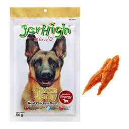 غذا تشویقی سگ جرهای مدل Chicken Jerky وزن 50 گرم