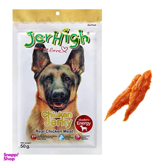 غذا تشویقی سگ جرهای مدل Chicken Jerky وزن 50 گرم