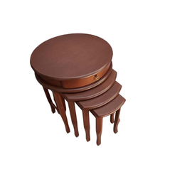 میز عسلی مدل ترمه مجموعه 4 عددی