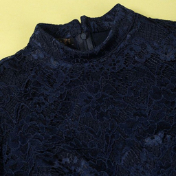 پیراهن زنانه برنس مدل ساغر رنگ سرمه‌ ای