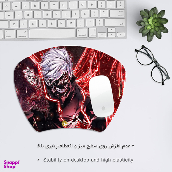 ماوس پد هومرو مدل MC1228 طرح انیمه توکیو غول