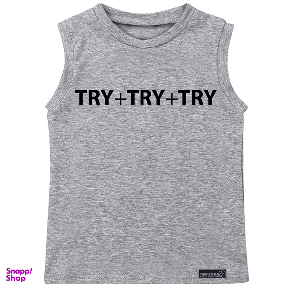 تاپ پسرانه 27 مدل Try کد MH972 رنگ طوسی