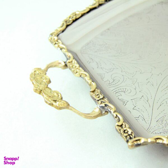 سینی استیل برنجی سالینو کد DB-80097